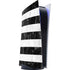 Black and White Striped Marble PS5 Digital Edition Console Skin